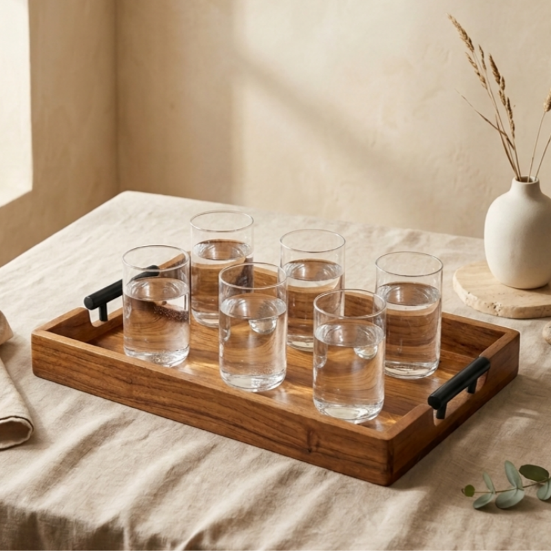 WOODEN TRAY